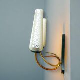 Pair of Mid Century Modern double wall sconce lights