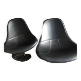 Ikea Tirup Armchairs in Black Leather