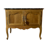 Buffet 2 doors in solid cherry louis XV style