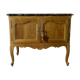 Buffet 2 doors in solid cherry louis XV style