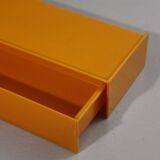 Wall shelf tablet with drawers, plastic Grosfillex 1970s Space Age