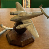 Old aluminum aircraft