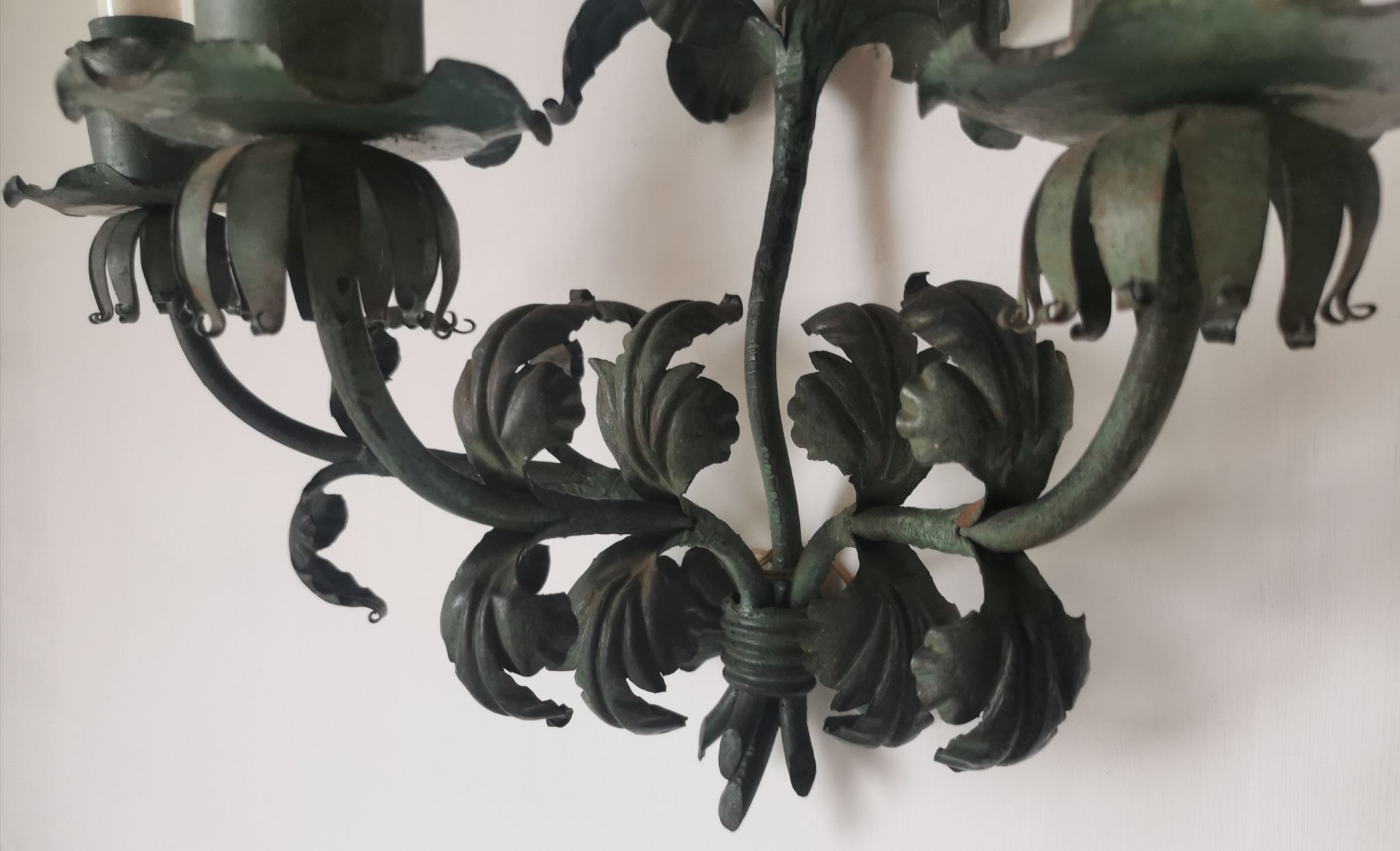 Wall lamp iron and sheet metal