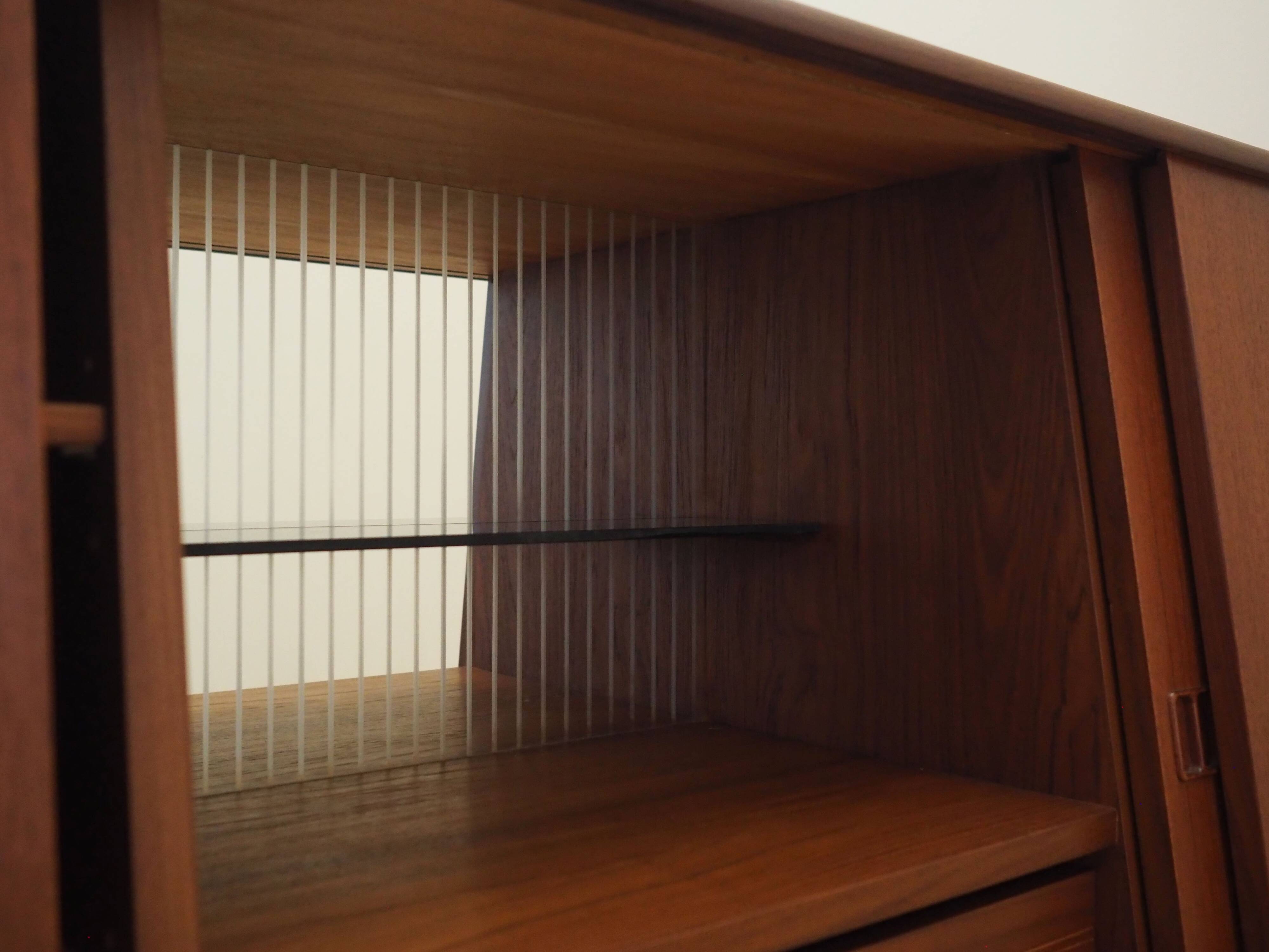 Teak highboard, Danish design, 1960s, production: Denmark