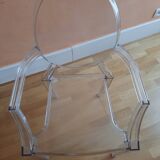 Pair of Louis Ghost Chairs, design Philippe Starck, Kartell edition
