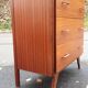Commode vintage bois exotique
