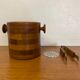 Bucket and accessories Stamp Scandinavian design 1950.