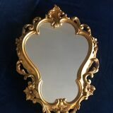 Golden resin mirror