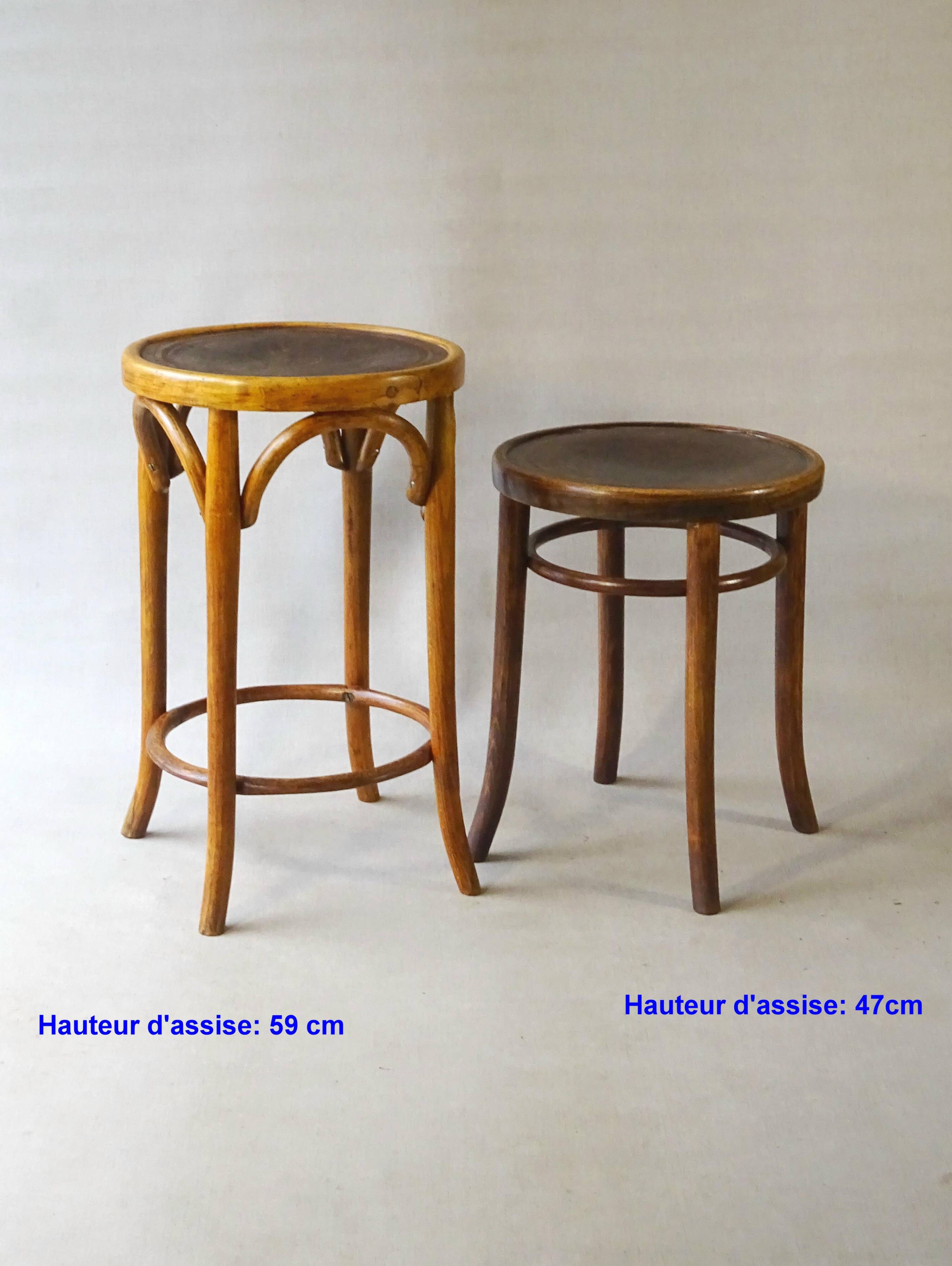 Bistro stool No. 94 by Baumann 1930, not Thonet.