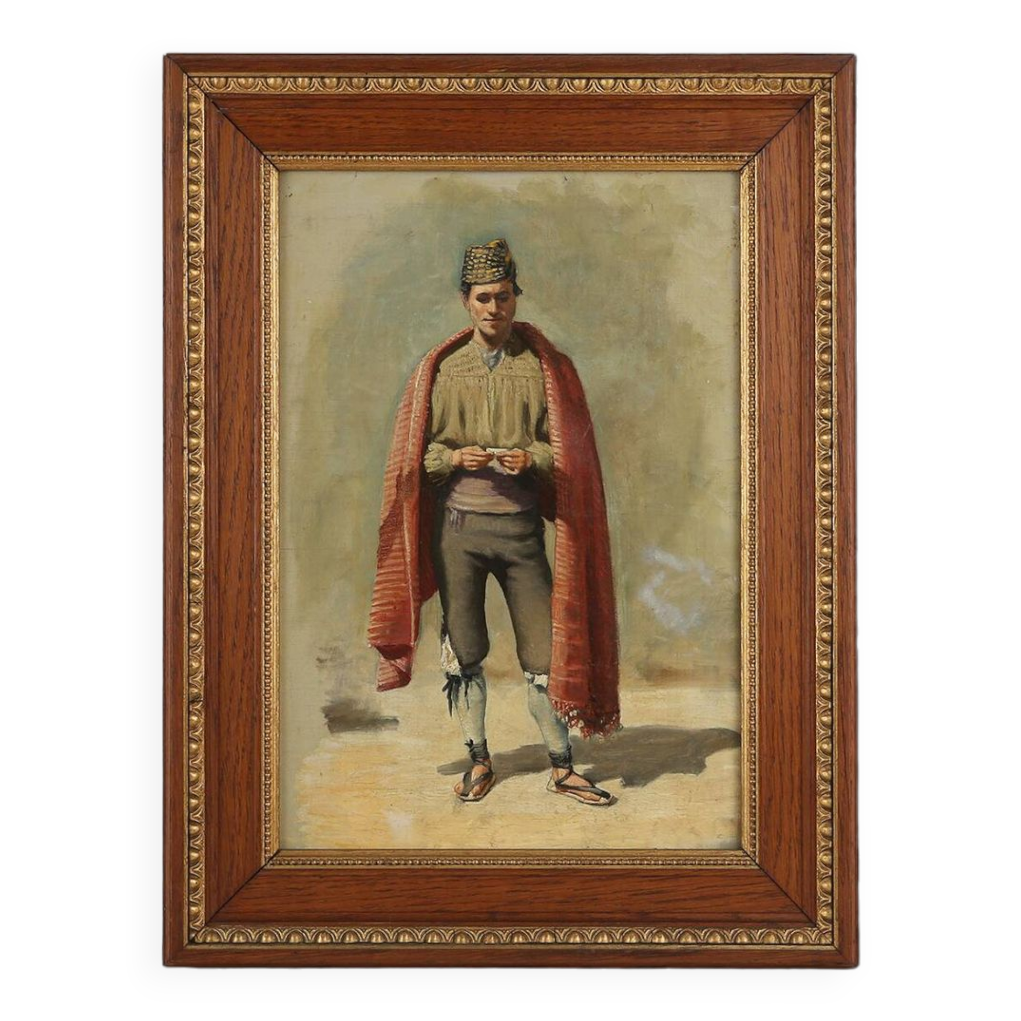 Peinture d'un homme vers 1850