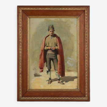 Peinture d'un homme vers 1850