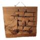Vintage tapestry with a boat motif
