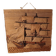Vintage tapestry with a boat motif