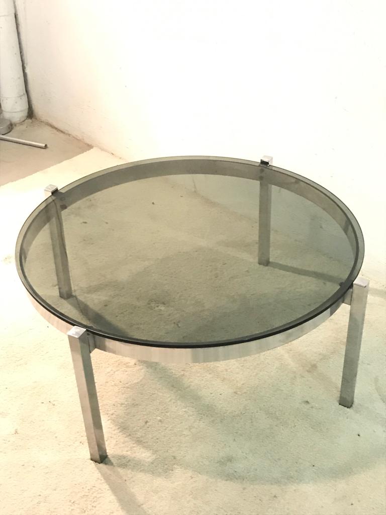 70s round coffee table