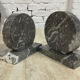 Pair of Art Deco marble bookends