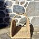 Wicker log basket