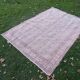Vintage Turkish rug handmade 195x303 cm