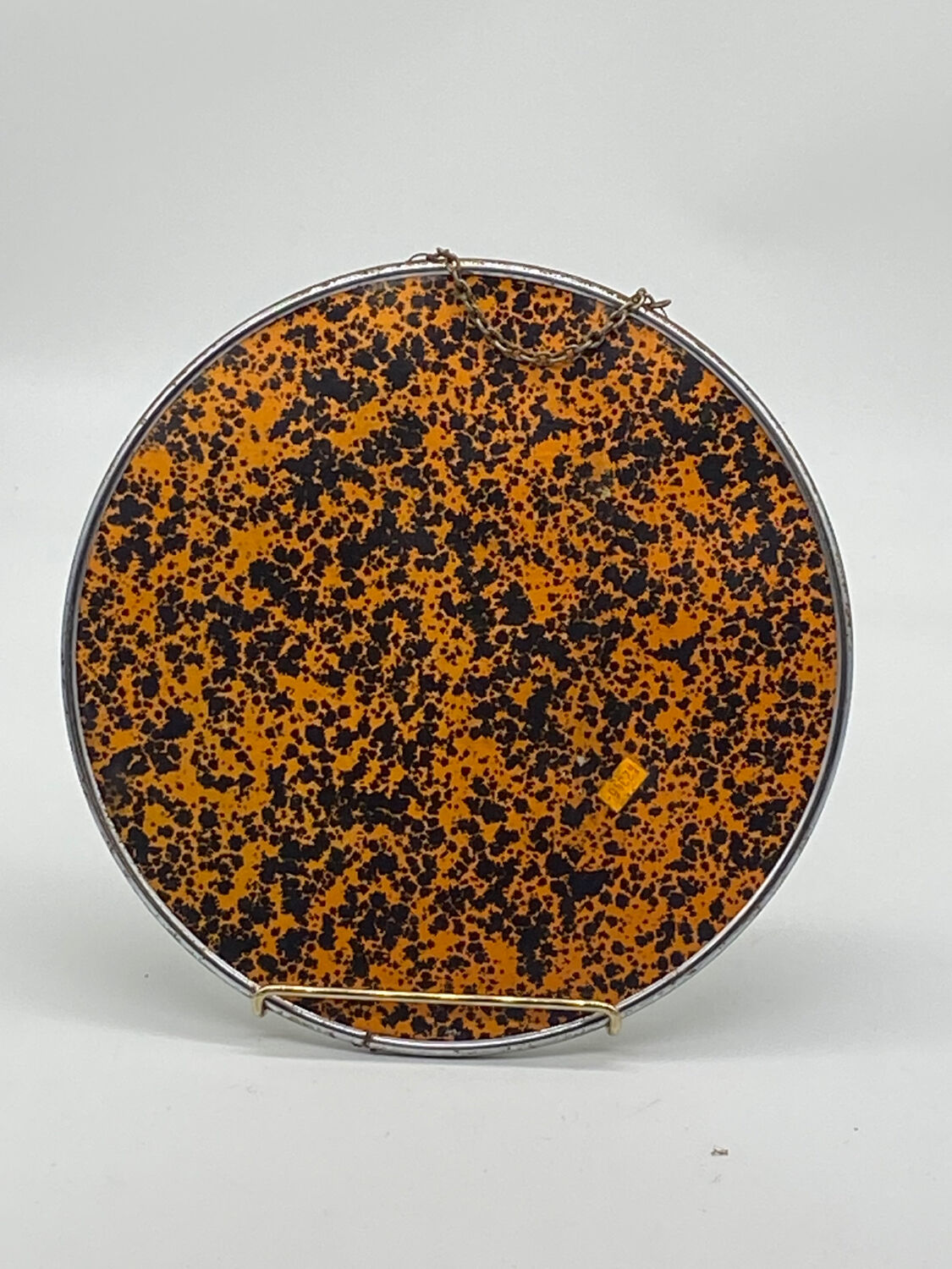 Round mirror vintage barber style