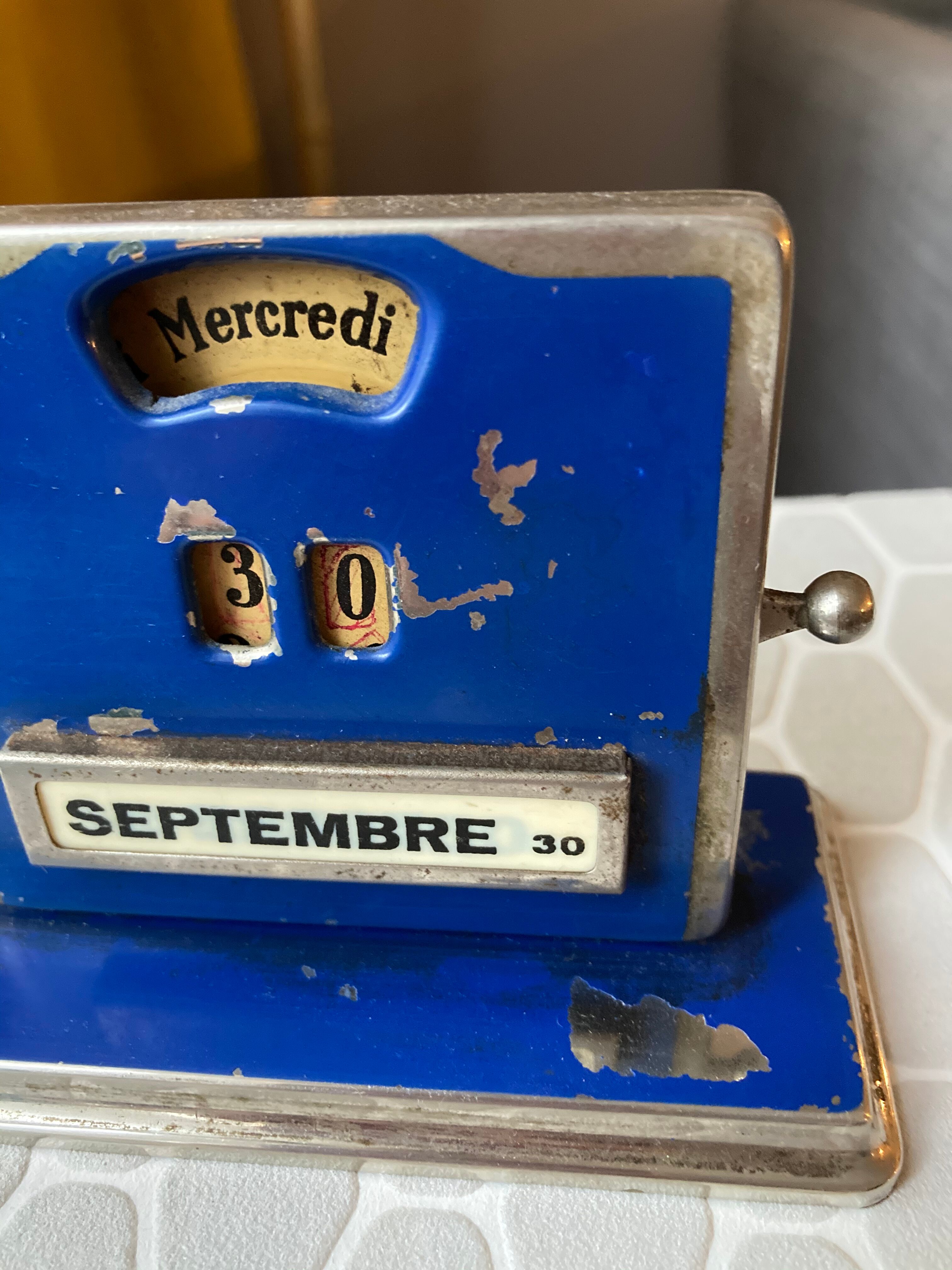 Calendrier perpétuel art deco de Jakob Mail 1930
