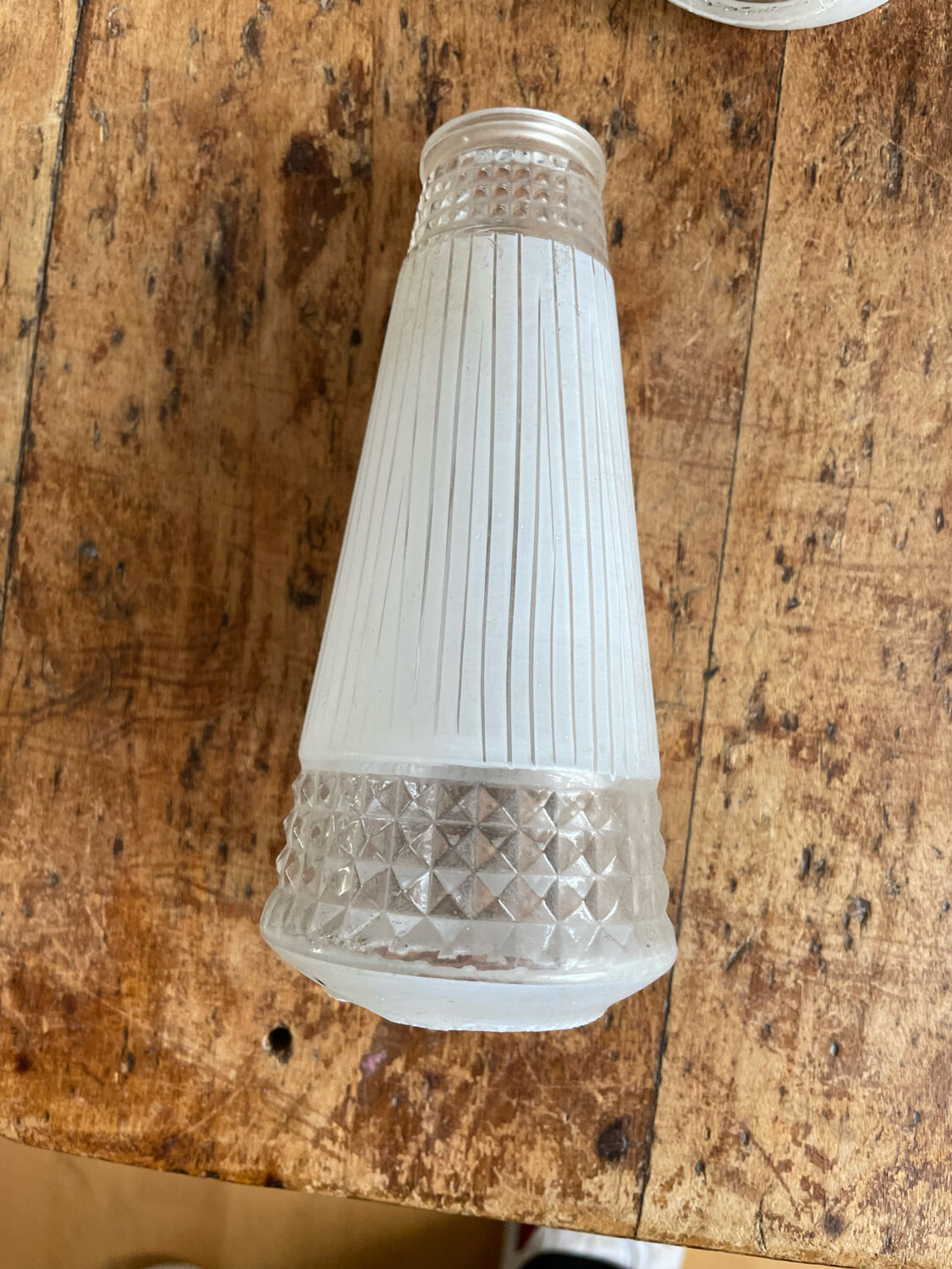 6 wall lamps cones art deco glass
