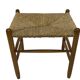 Vintage Stool Danish Papercord Rope Stool Mid Century Ottoman