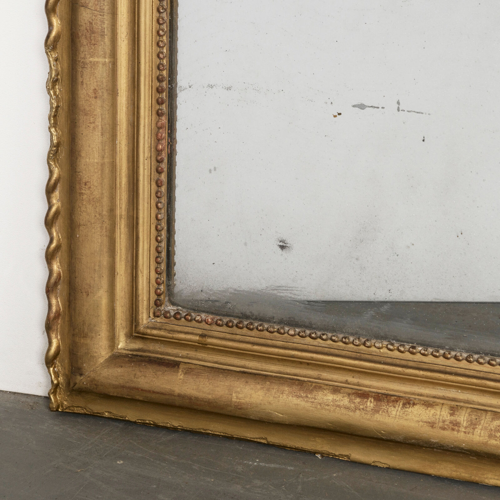 Golden Louis Philippe mirror - 143x104cm