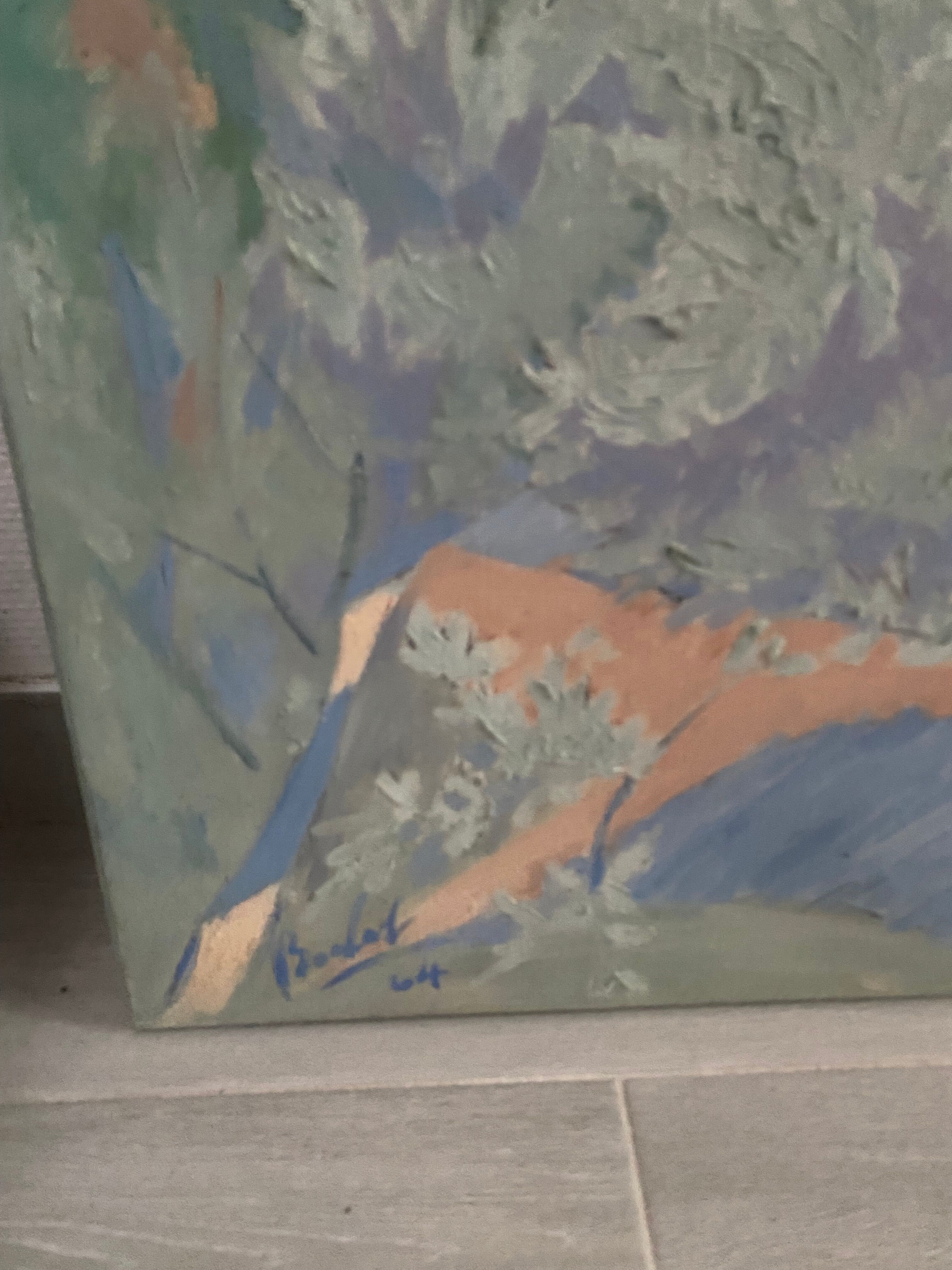 Oil on canvas signed Pierre Bochot