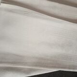 Old damase tablecloth and its 10 towels 230 x 160 cm