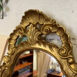 Louis XV style gilded mirror