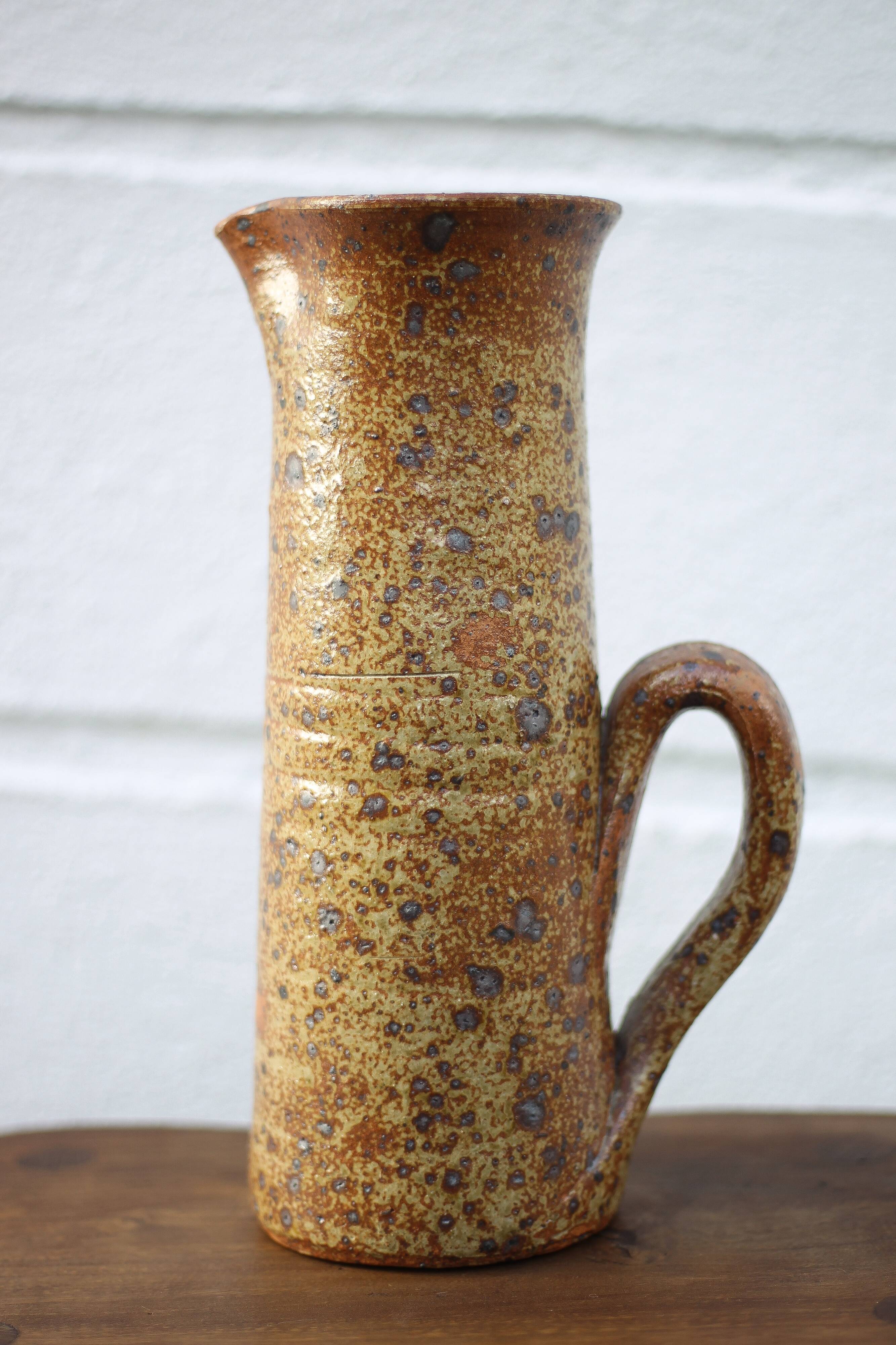 Pyrite stoneware pitcher, stoneware carafe, jug, kitchen, collection, interior decor