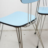 Formica chairs with eiffel legs