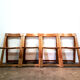 Set of 4 folding chairs