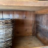 Raw solid walnut buffet