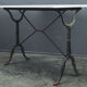 Garden table marble top XXth