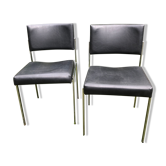 Paire de chaises design 1970