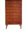 Vintage Danish tall boy - chest of drawers