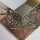 Set of two Moroccan mirrors in brass in the shape of arches