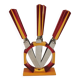 Fruit knife set, Art Deco. Sollingen Germany 1920-40s
