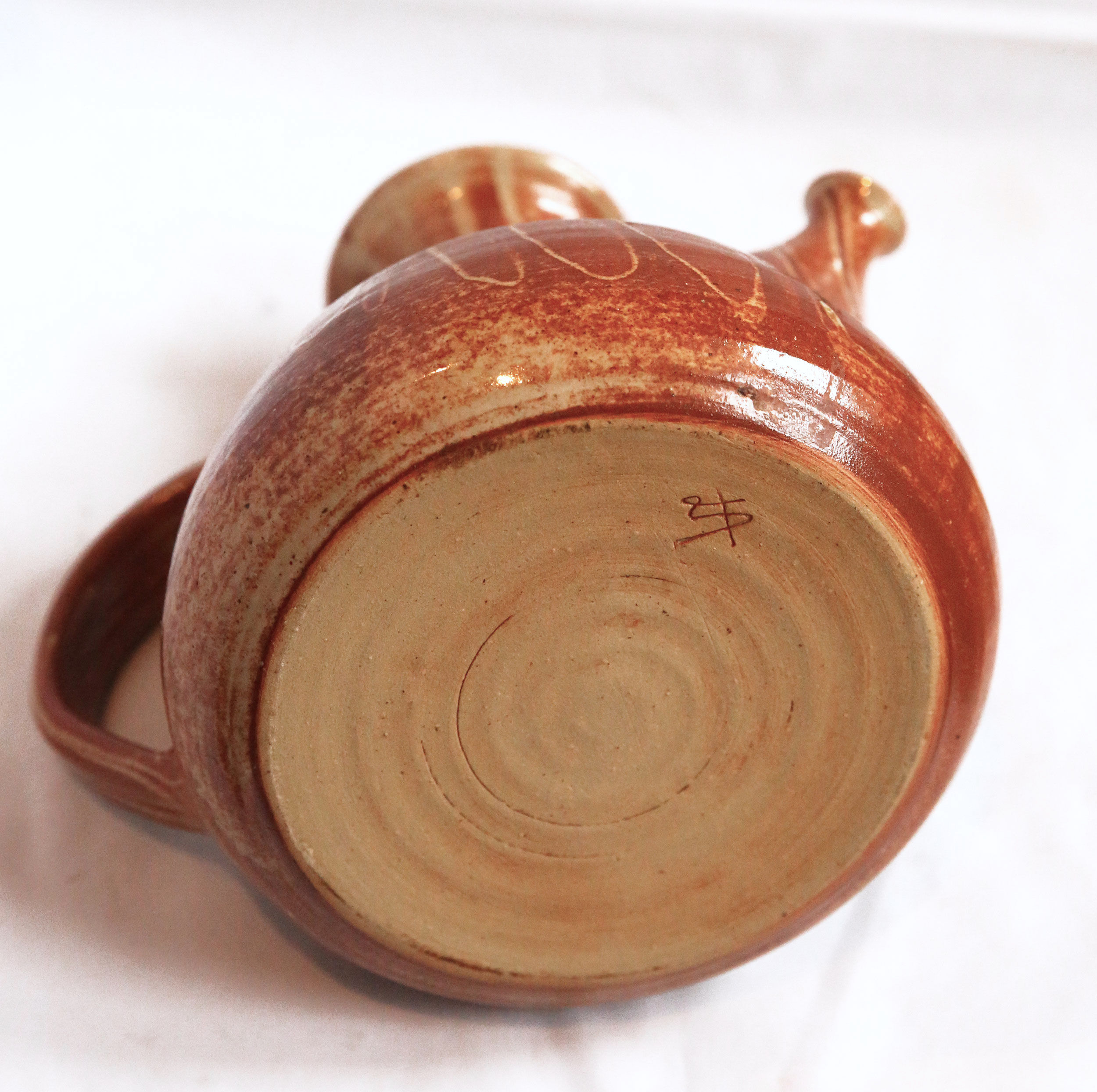 Pitcher, atypical sandstone jug from Daniel Auger's Puisaye