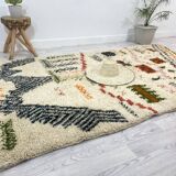 Handmade wool Berber rug 250 X 150 CM
