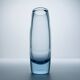 Original blue glass vase by Per Lütken for Holmegaard, Denmark, 1960s.