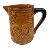 Slurry pitcher "with swans" by Poet Laval