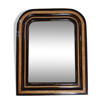 Miroir vintage de style Louis Philippe 50 cm x 40 cm