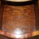 Louis XV style bedside table in marquetry rosewood