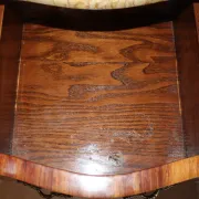 Louis XV style bedside table in marquetry rosewood