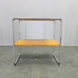 Bauhaus Tubular Steel Side Table in Style of Marcel Breuer, 1930s