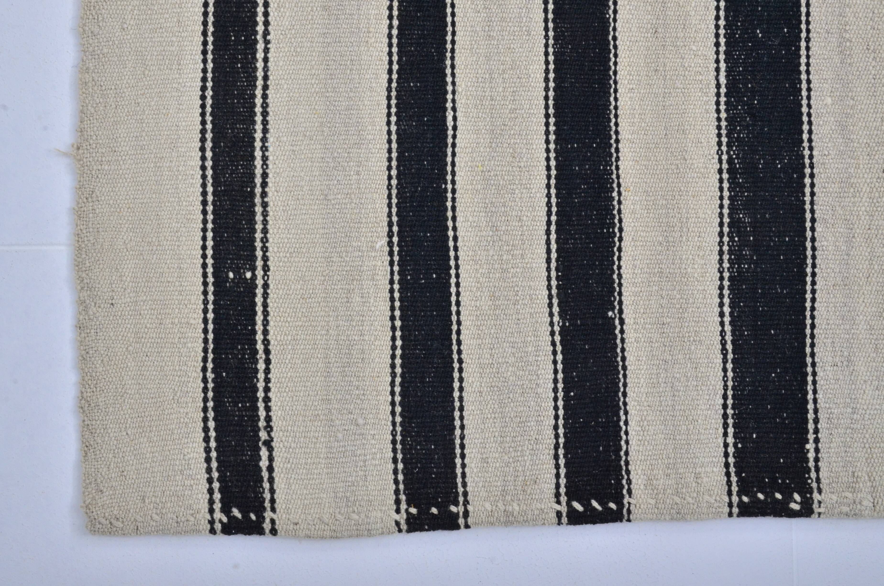 Vintage Stipe Anatolian Kilim Rug sku 3392