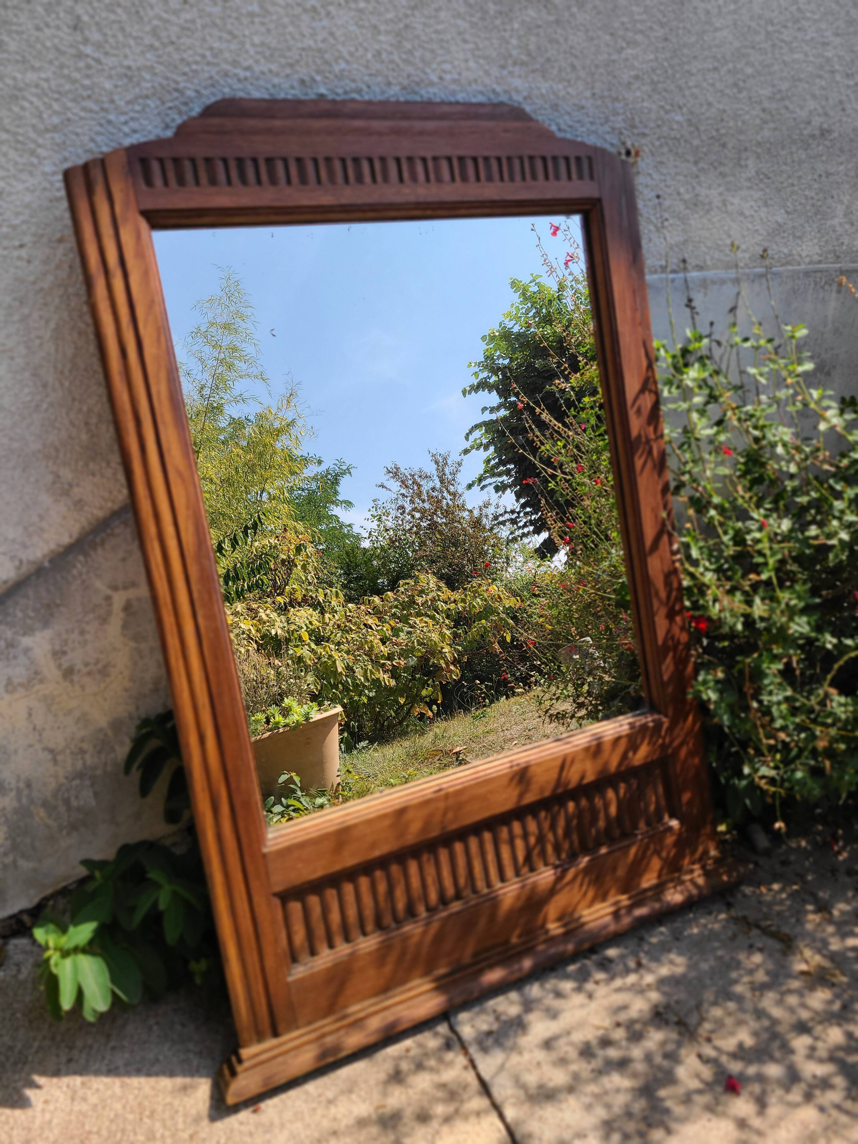 Art deco mirror trumeau old 1930