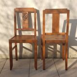 2 1950s bistro chairs