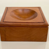 Solid wood catchall - Scandinavian style - modernist - 70s